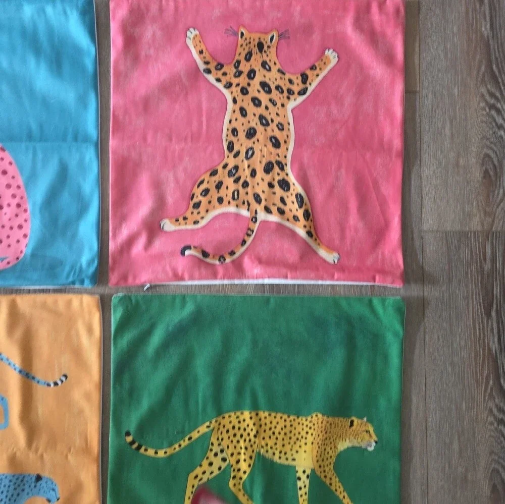 Colorful Animal Print Pillow Covers 18